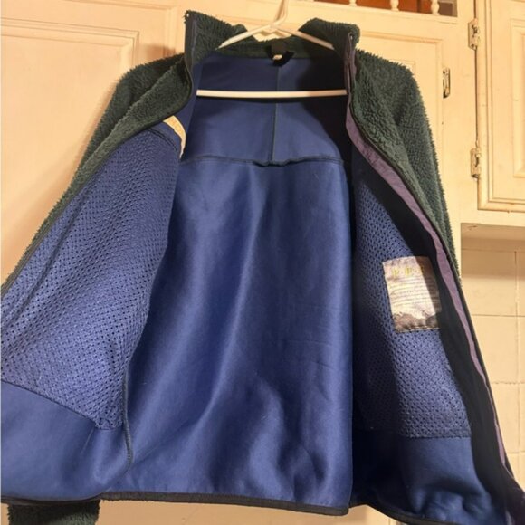 Rare Vintage 1986 Patagonia Deep Pile PEF Fleece Full Zip Jacket Made USA Size M - Picture 4 of 6